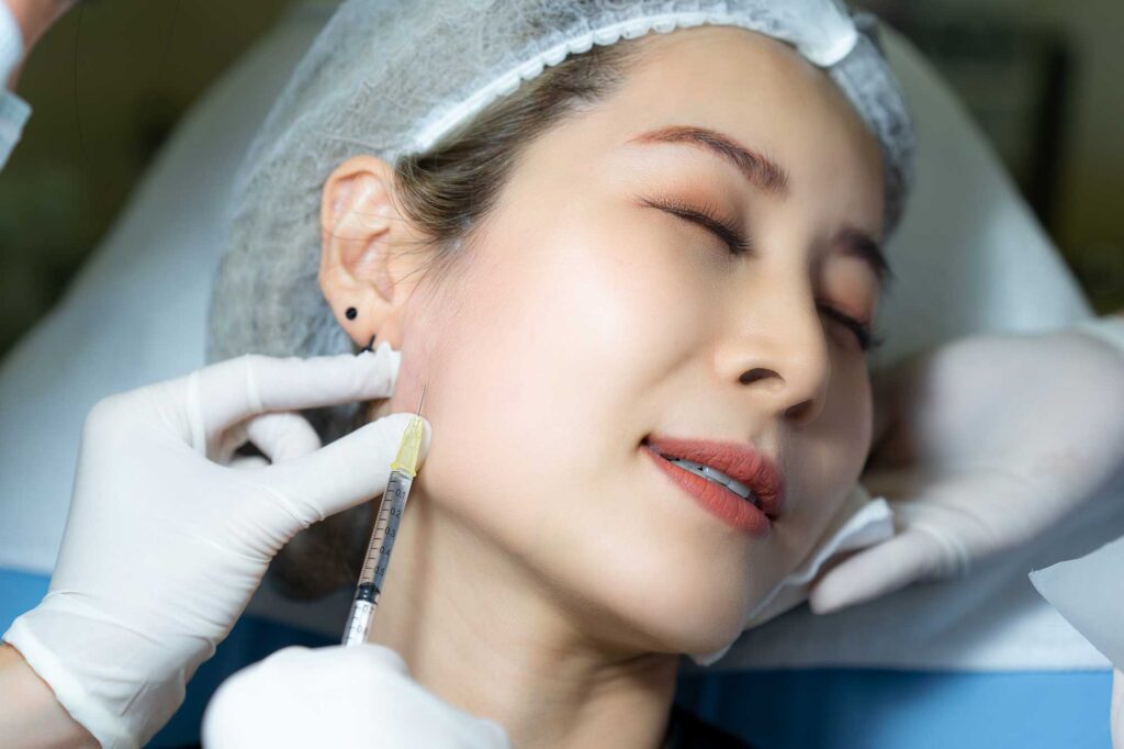 enhancing the jawline with fillers